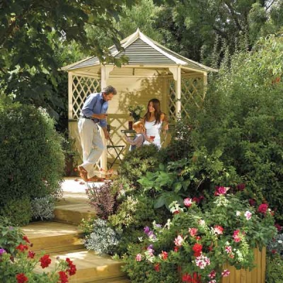 9 x 8 Rowlinsons Gainsborough Garden Gazebo